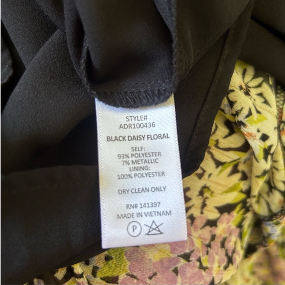 NWT Astr Floral Maxi Dress - Black, White, Purple - Picture 15 of 15